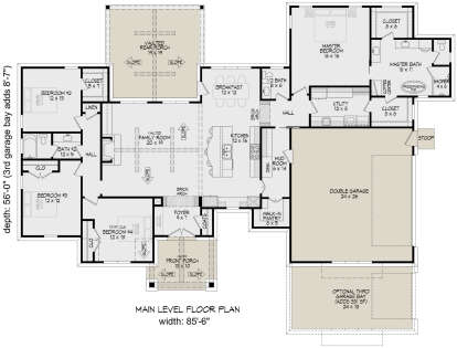 Main Floor  for House Plan #940-01247