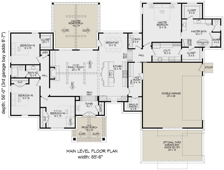 House Plan House Plan #32523 Drawing 1