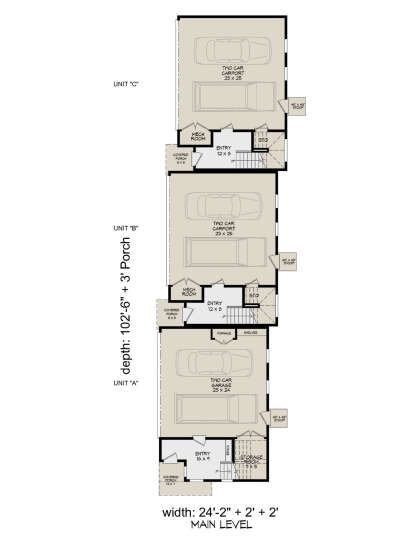 First Floor for House Plan #940-01248