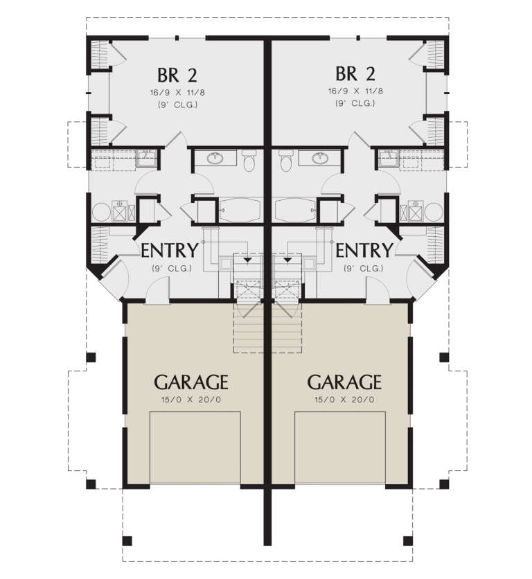 House Plan House Plan #32525 Drawing 1