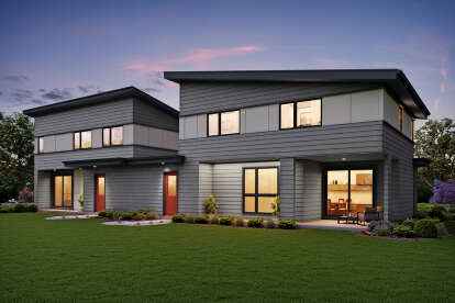 Modern House Plan #2559-01093 Elevation Photo