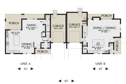 Main Floor  for House Plan #2559-01093