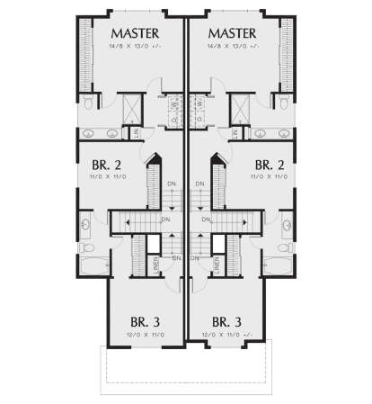 Second Floor for House Plan #2559-01094