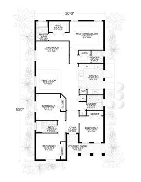 Floorplan 1 for House Plan #168-00012