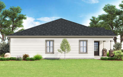 Coastal House Plan #9300-00120 Elevation Photo
