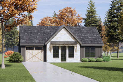 Modern Transitional House Plan #7983-00146 Elevation Photo
