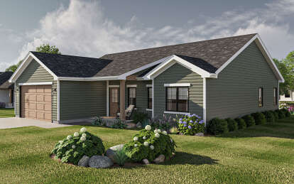 Country House Plan #963-01112 Elevation Photo