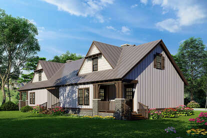 Craftsman House Plan #110-01124 Elevation Photo