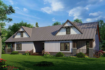 Craftsman House Plan #110-01124 Elevation Photo