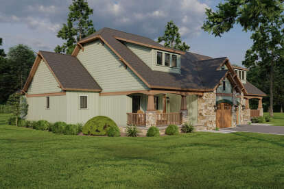 Craftsman House Plan #110-01125 Elevation Photo
