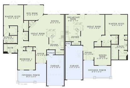 Main Floor  for House Plan #110-01125