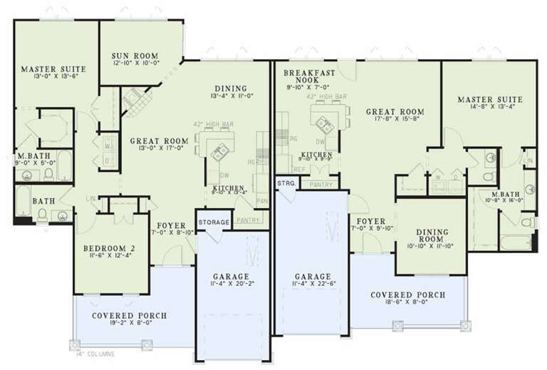 House Plan House Plan #32537 Drawing 1