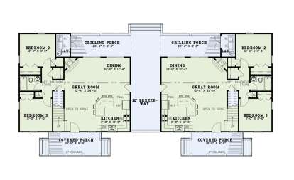 Main Floor  for House Plan #110-01126