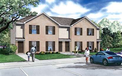 Traditional House Plan #110-01127 Elevation Photo