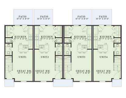 Main Floor  for House Plan #110-01127