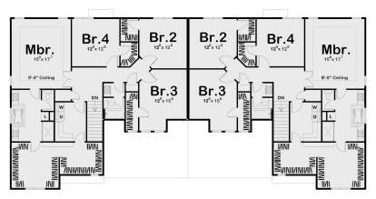 Second Floor for House Plan #963-01113