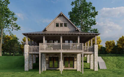 Mountain House Plan #8318-00414 Elevation Photo