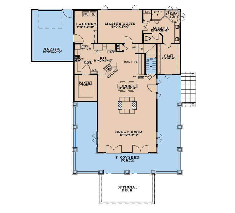 House Plan House Plan #32544 Drawing 1