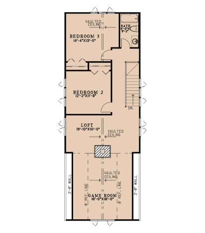 Second Floor for House Plan #8318-00414