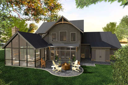 Craftsman House Plan #6316-00021 Elevation Photo