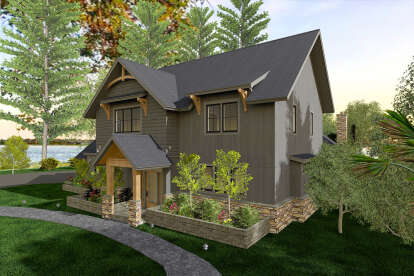 Craftsman House Plan #6316-00021 Elevation Photo