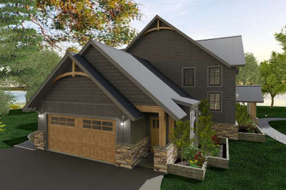 Craftsman House Plan #6316-00021 Elevation Photo