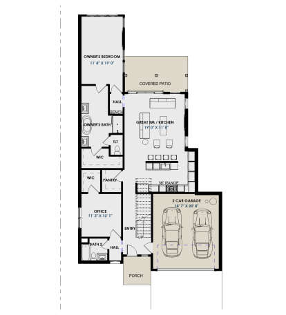 Main Floor  for House Plan #9185-00027