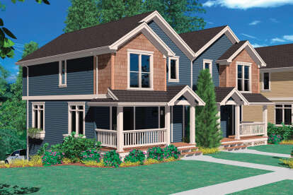 Craftsman House Plan #2559-01096 Elevation Photo