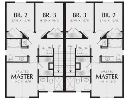 Second Floor for House Plan #2559-01096