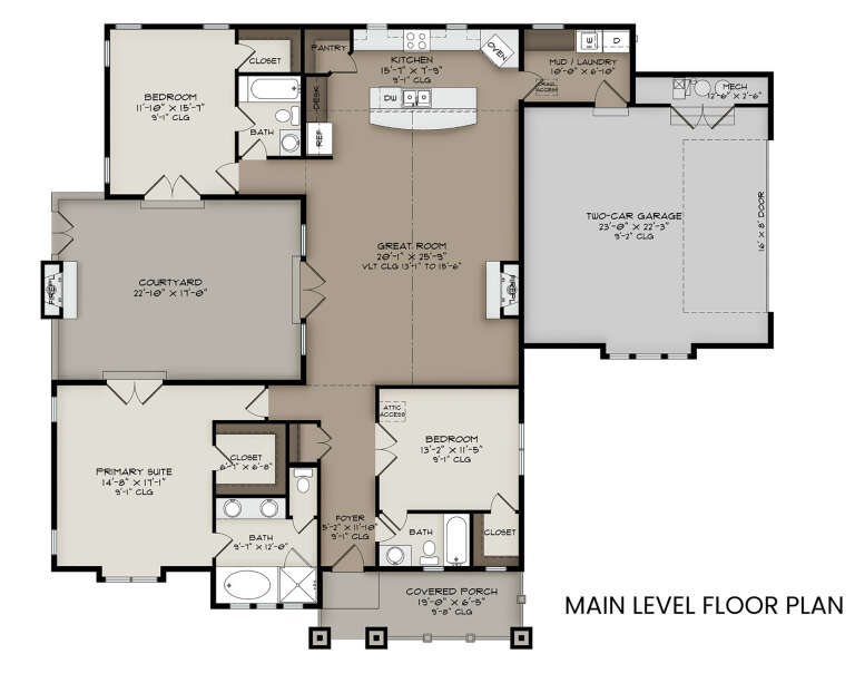 House Plan House Plan #32549 Drawing 1