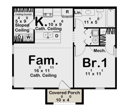 Main Floor  for House Plan #963-01114
