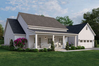 Modern Farmhouse House Plan #8318-00415 Elevation Photo