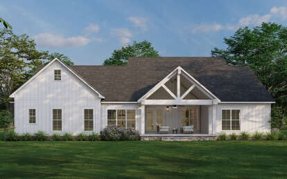 Modern Farmhouse House Plan #8318-00415 Elevation Photo