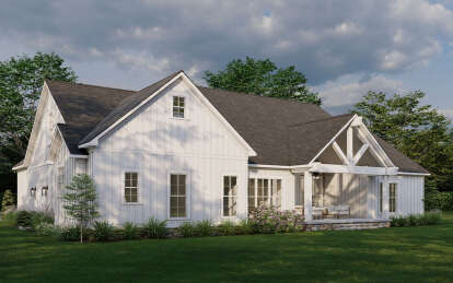 Modern Farmhouse House Plan #8318-00415 Elevation Photo