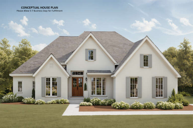 House Plan House Plan #32553 Front Elevation 