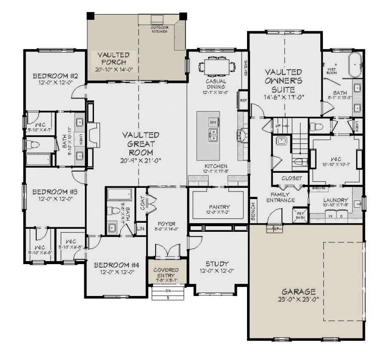 House Plan House Plan #32553 Drawing 1