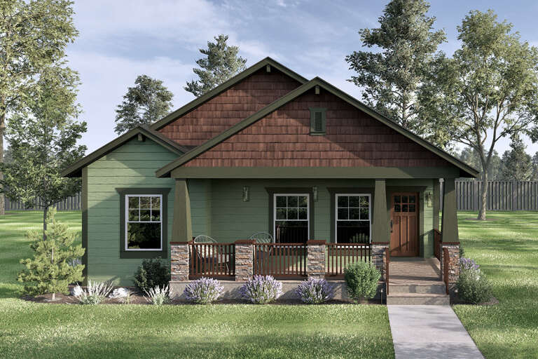 House Plan House Plan #32554 Front Elevation 