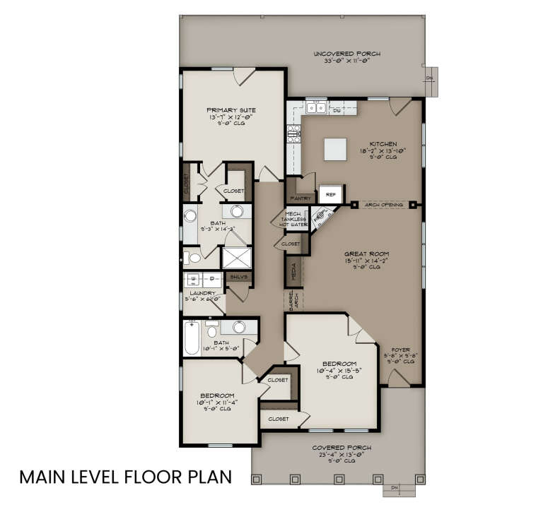 House Plan House Plan #32554 Drawing 1