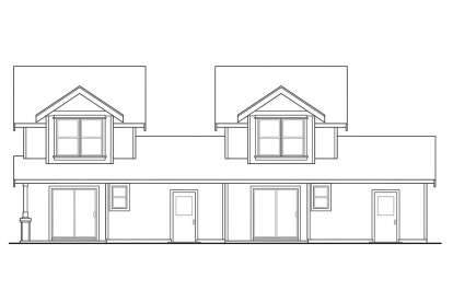 Craftsman House Plan #035-01113 Elevation Photo