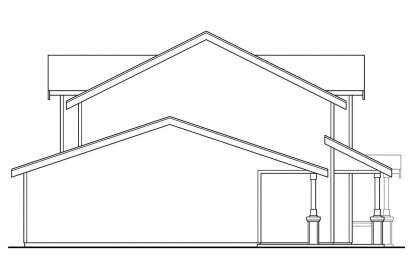 Craftsman House Plan #035-01113 Elevation Photo