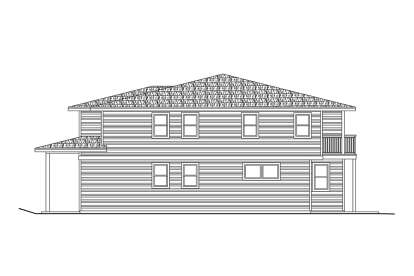 Modern House Plan #035-01115 Elevation Photo