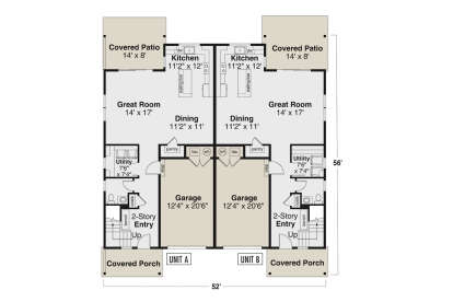 Main Floor  for House Plan #035-01115