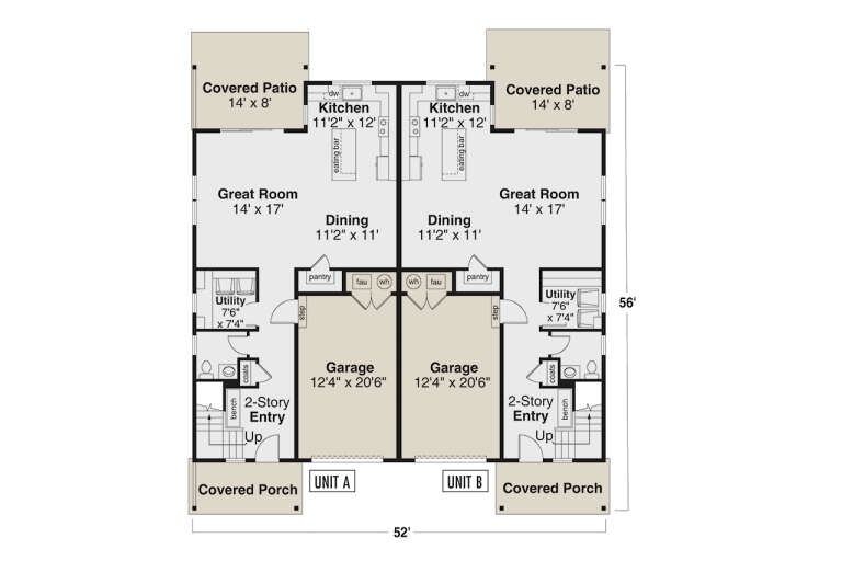House Plan House Plan #32558 Drawing 1