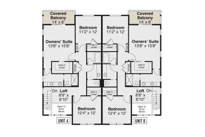 Second Floor for House Plan #035-01115