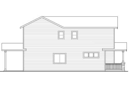 Craftsman House Plan #035-01116 Elevation Photo