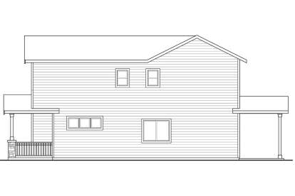 Craftsman House Plan #035-01116 Elevation Photo