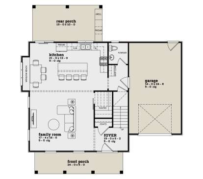 Main Floor  for House Plan #7174-00030