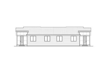 Modern House Plan #035-01117 Elevation Photo