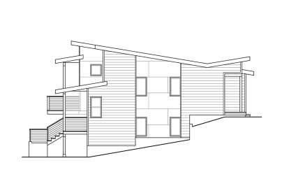 Modern House Plan #035-01117 Elevation Photo