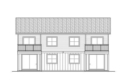 Modern House Plan #035-01118 Elevation Photo